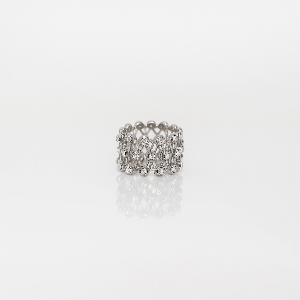 Silver Convertible Bracelet into Ring