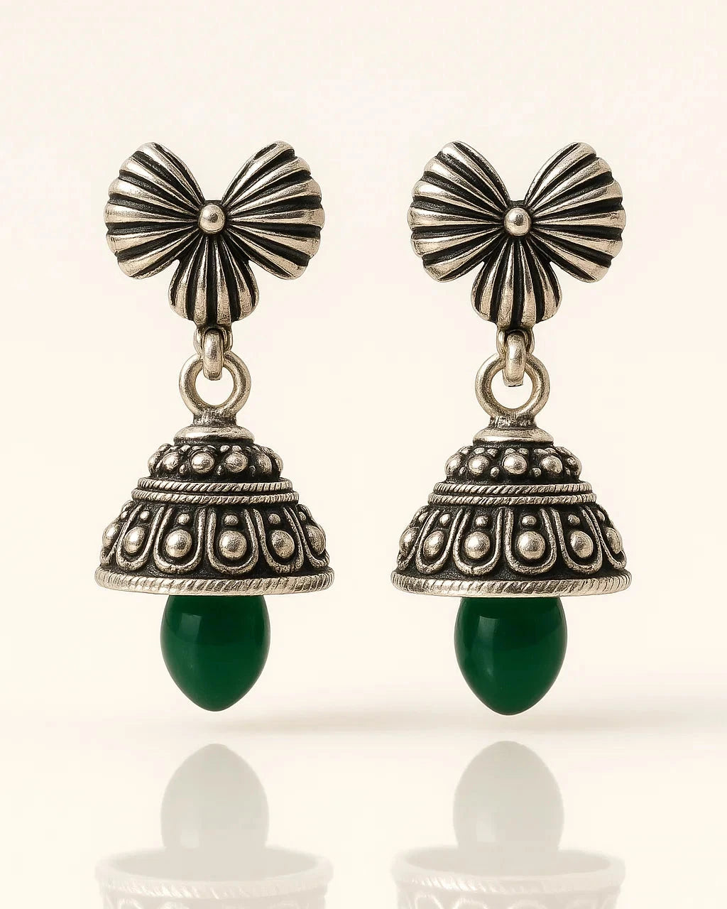 Antique Bloom Jhumka Earrings