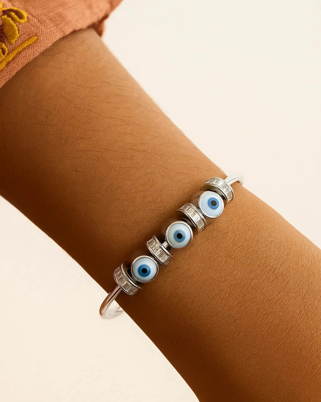 Evil Eye Harmony Charm Bracelet