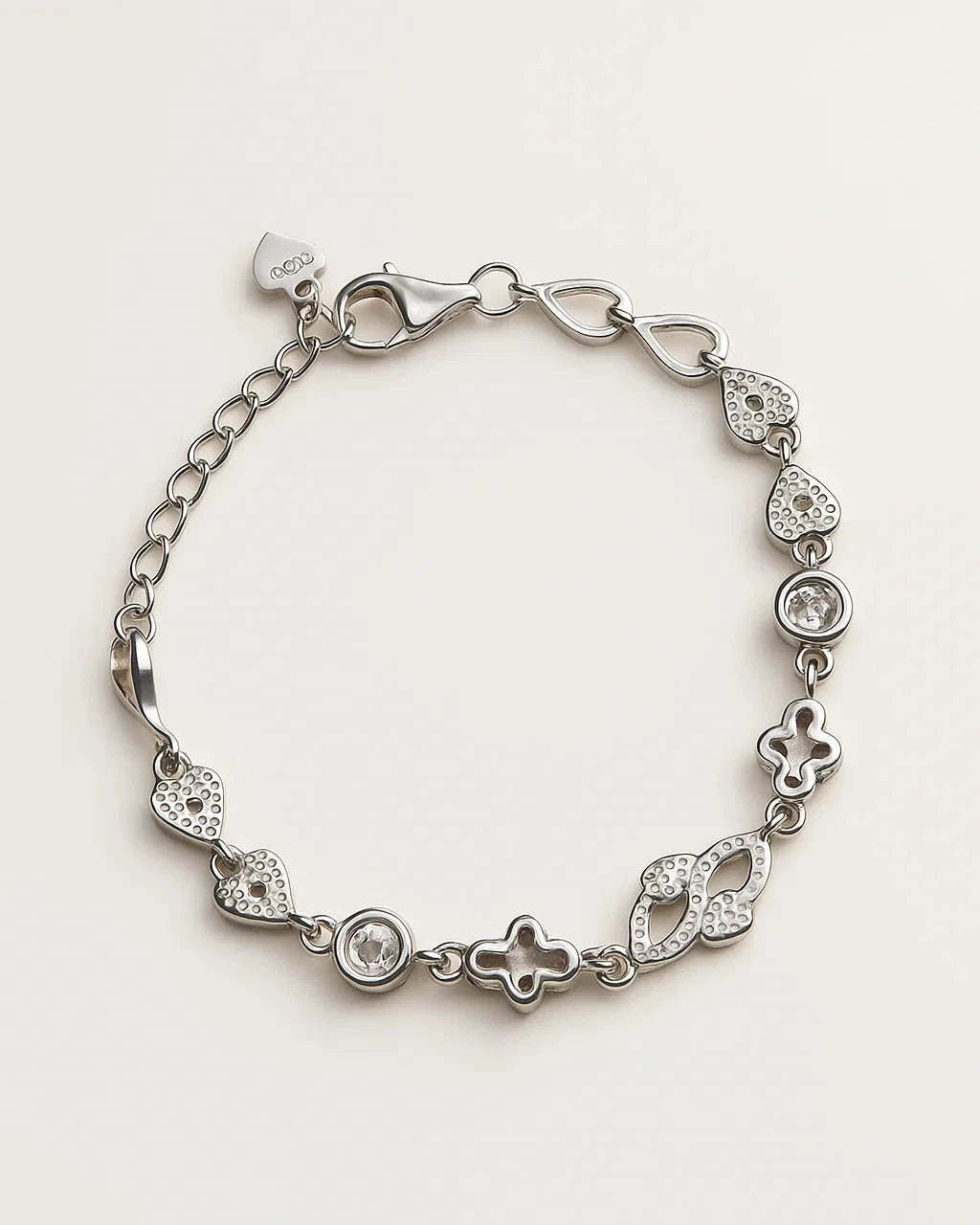 Whimsical Charms Silver Bracelet