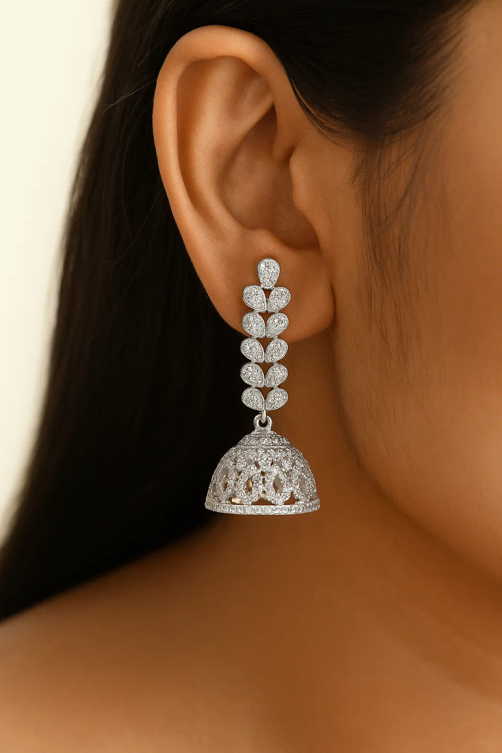 Heritage Radiance Sparkling Jhumkas