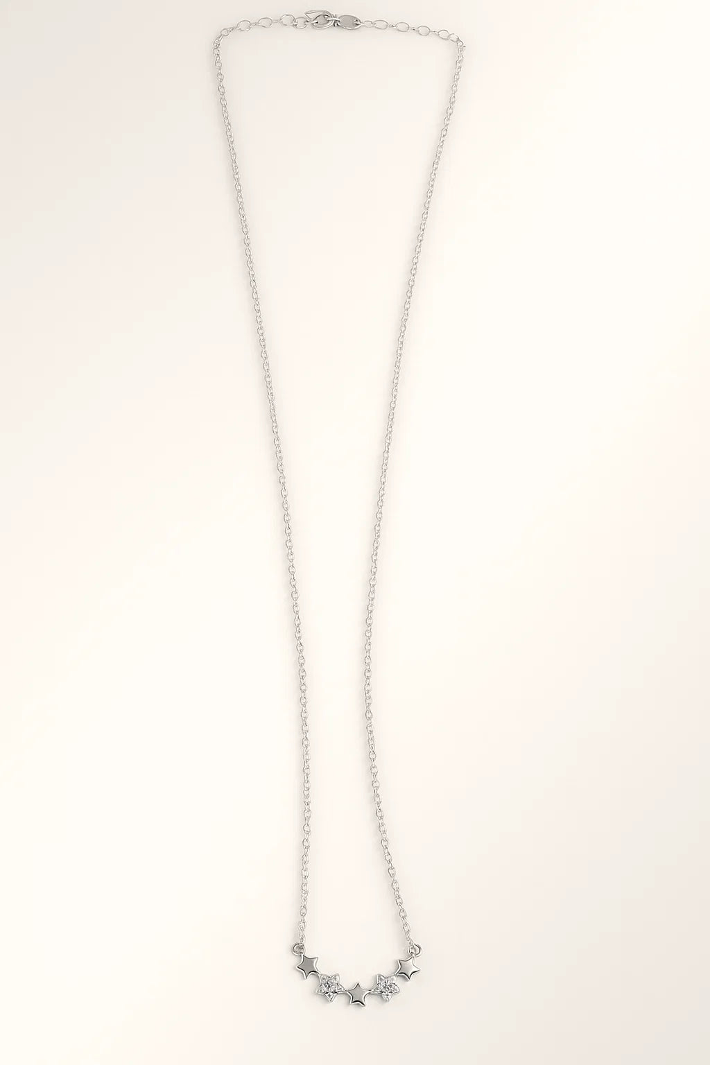 Silver Shooting Stars Necklace