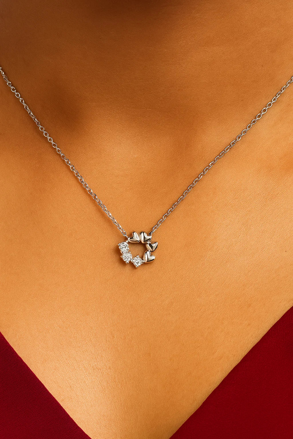 Heart Circle Necklace