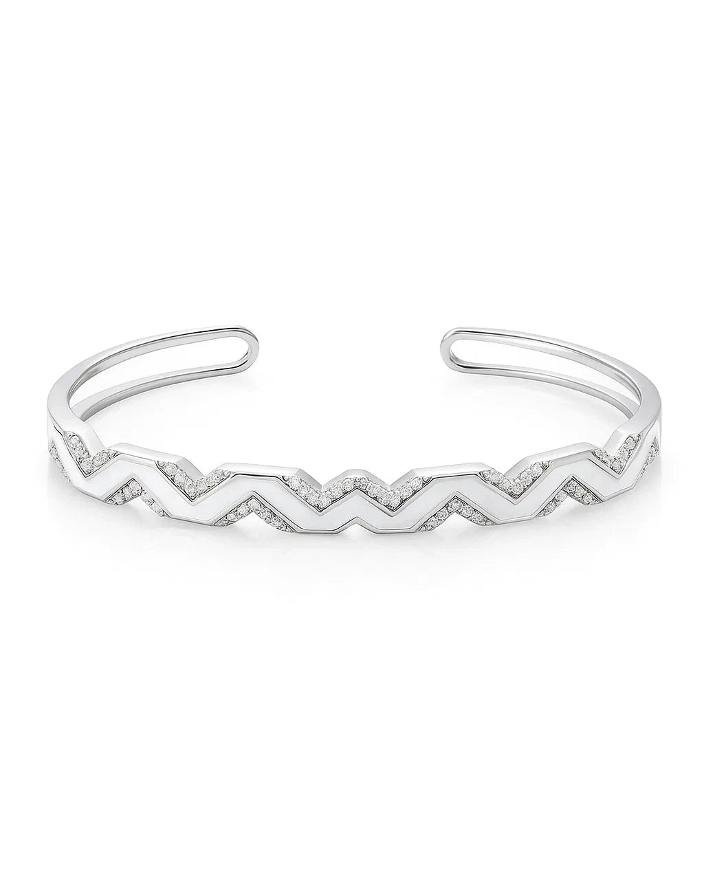 925 Sterling Silver bracelet with zigzag pattern
