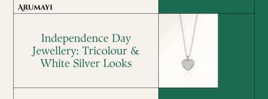 Independence Day Jewellery: Tricolour & White Silver Looks