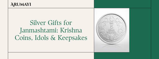 Silver Gifts for Janmashtami: Krishna Coins, Idols & Keepsakes