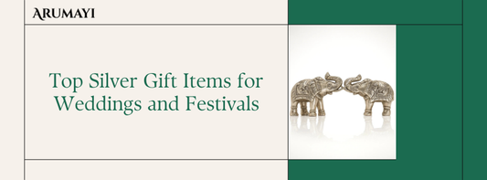 Top Silver Gift Items for Weddings and Festivals