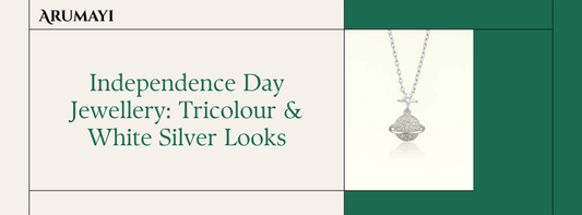 Independence Day Jewellery: Tricolour & White Silver Looks