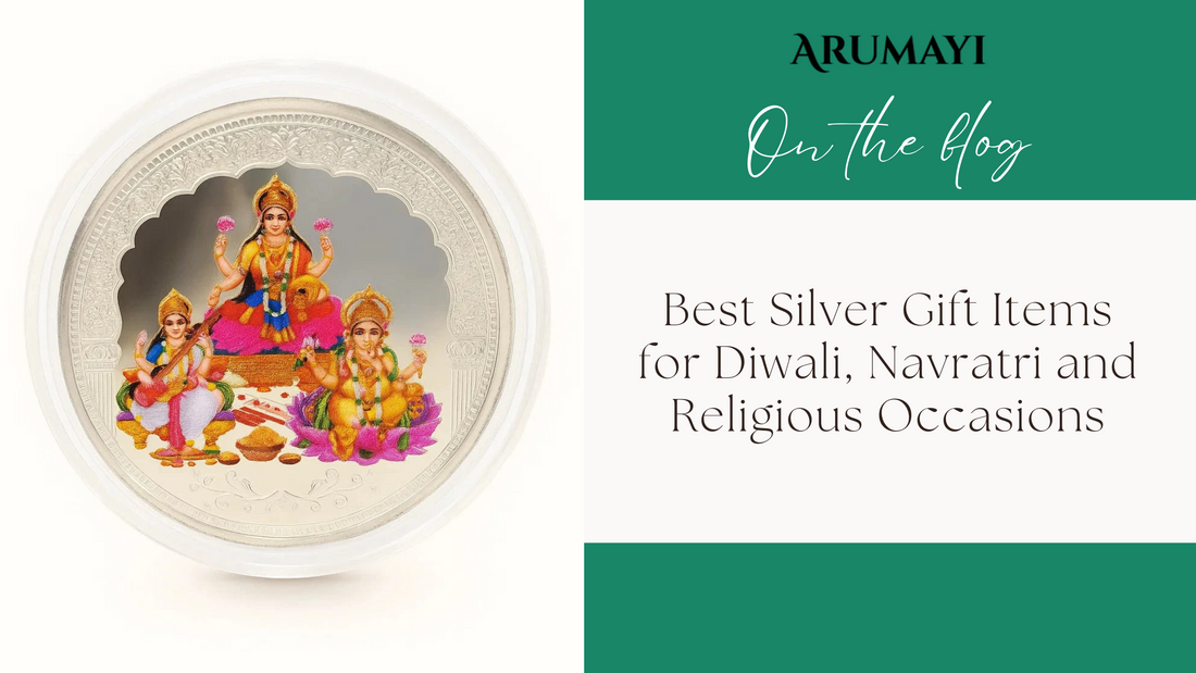 Silver gift items for Diwali, Navratri and religious occasions