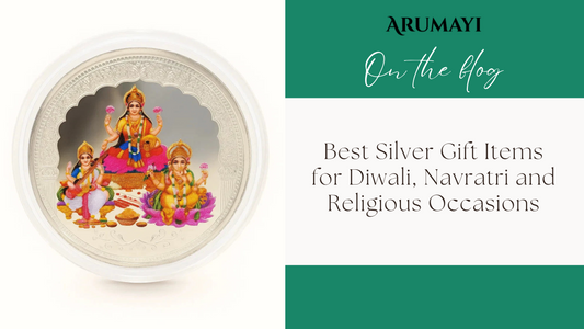 Silver gift items for Diwali, Navratri and religious occasions