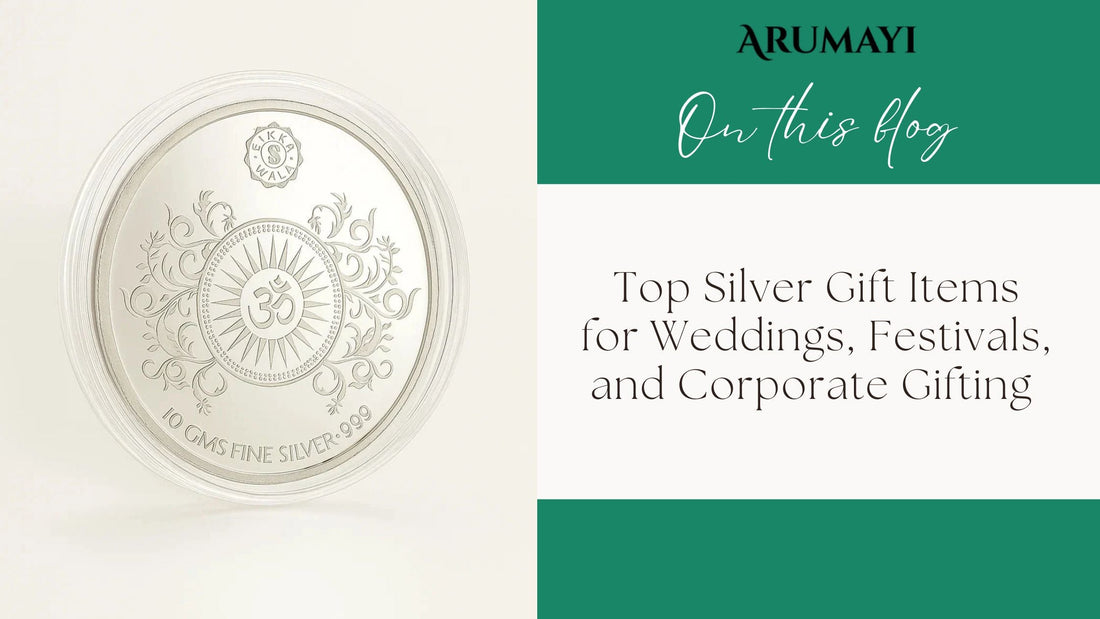 Top Silver Gift Items for Weddings, Festivals, and Corporate Gifting