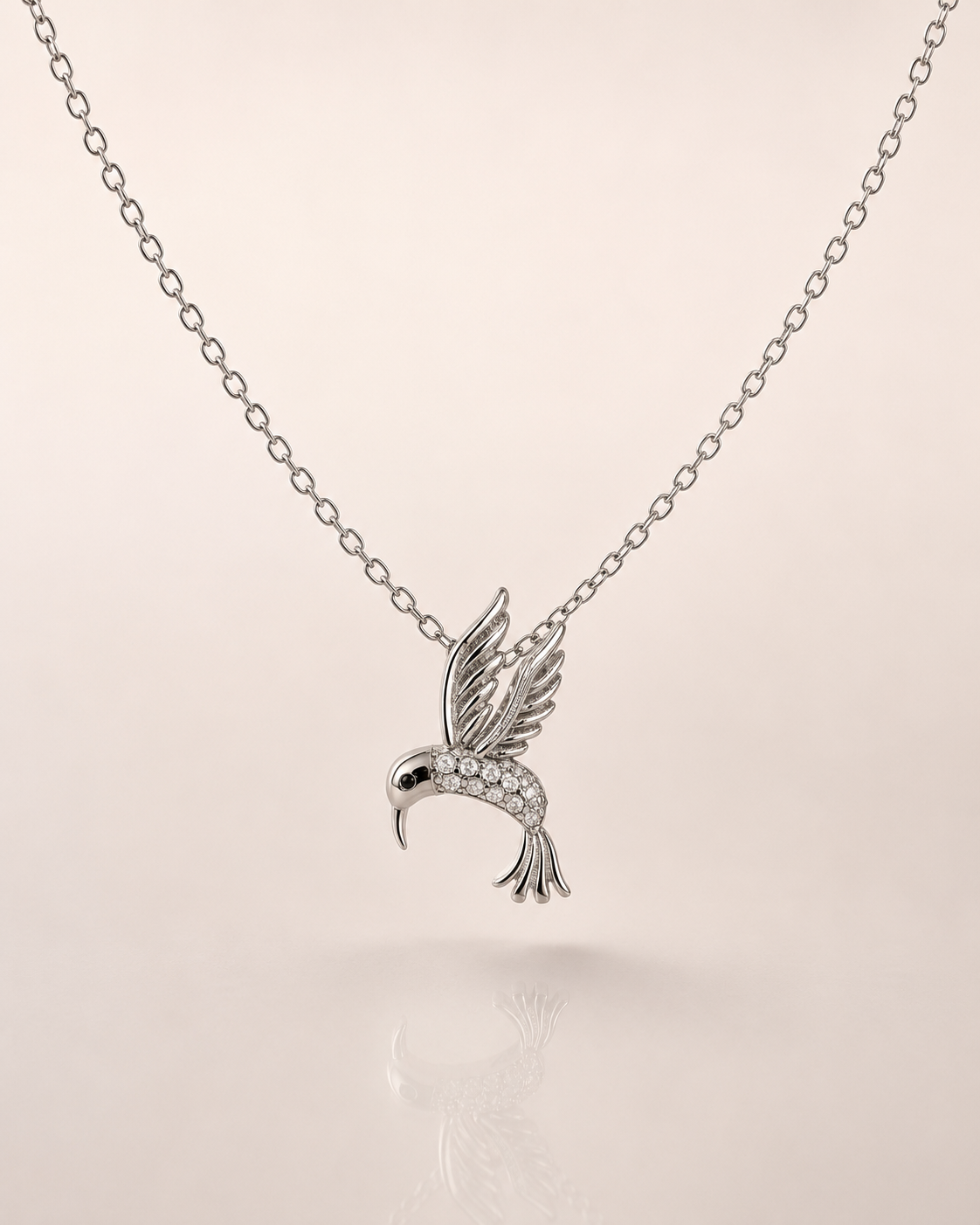 Hummingbird Pendant Necklace – Symbol of Freedom, Energy & Joy