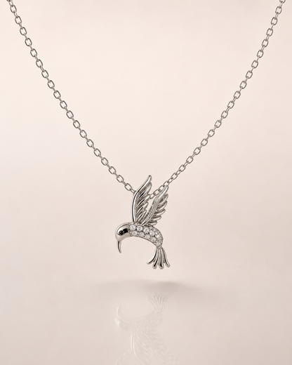 Hummingbird Pendant Necklace – Symbol of Freedom, Energy & Joy
