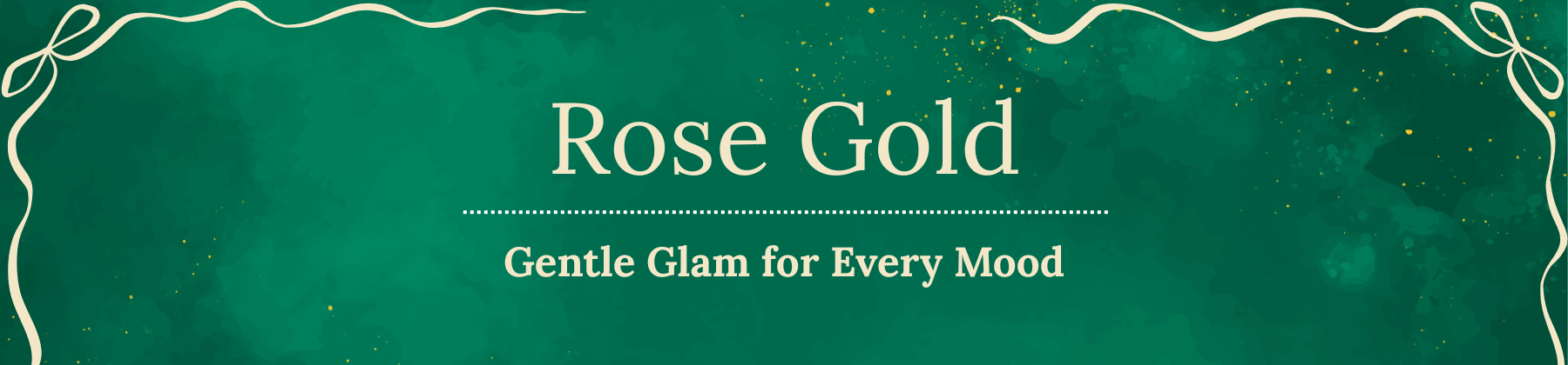  Rose Gold Banner
