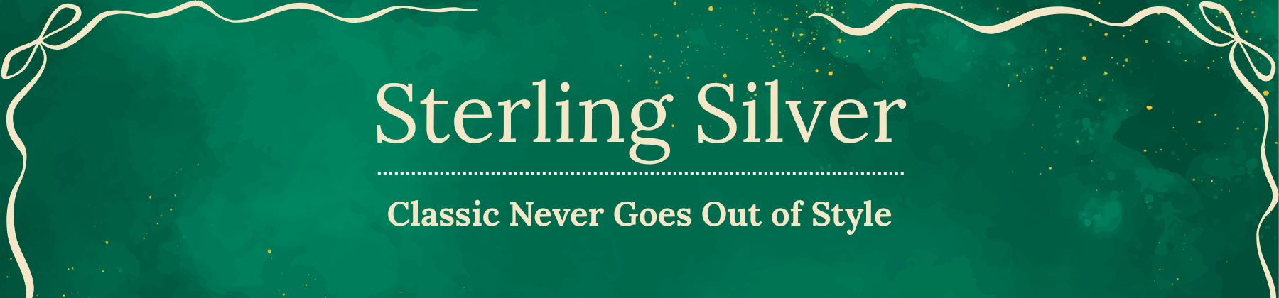  Sterling Silver Banner