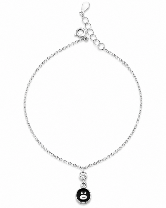 Charm Bracelet with CZ Accent