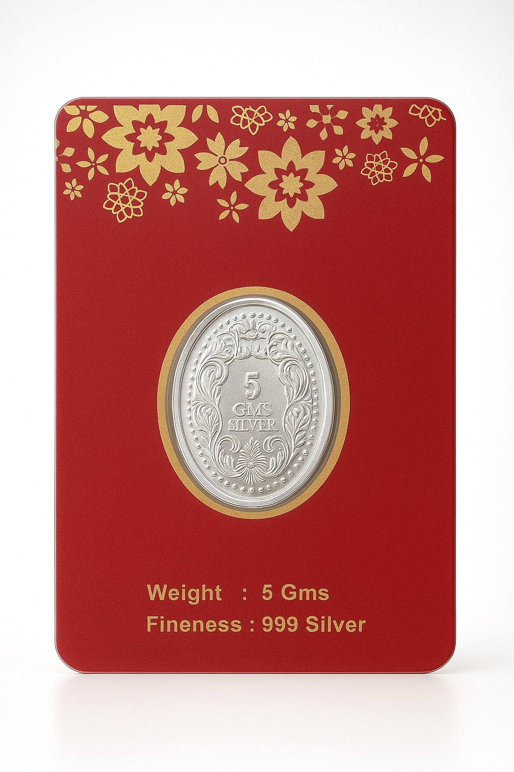 5 gm George V King Emperor Coin - Oval