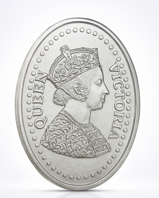10 gm Queen Victoria Coin - Oval