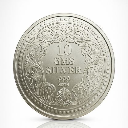 10 gm George V King Emperor Coin - Circle