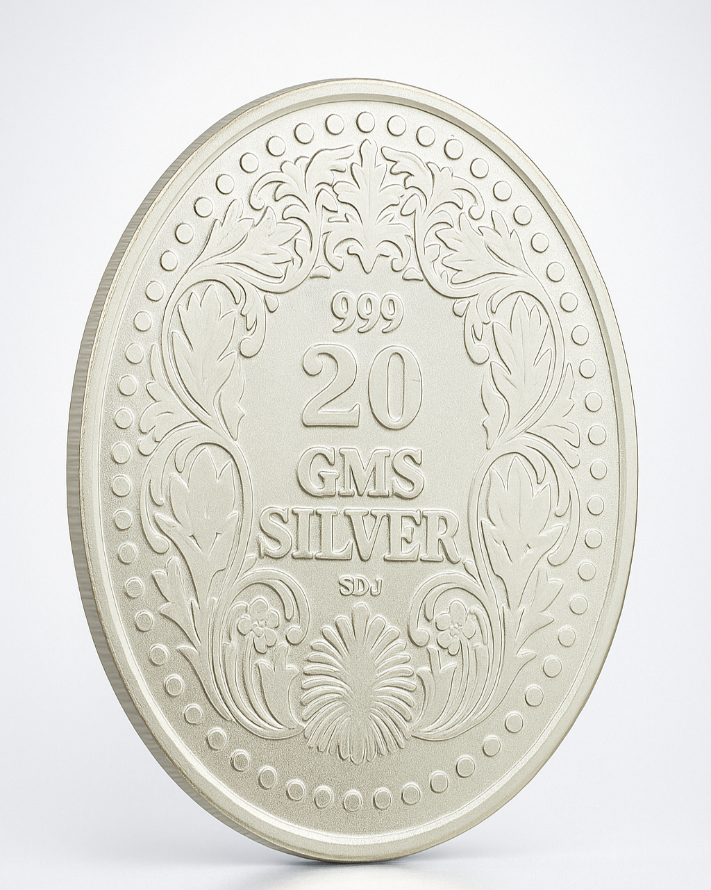 20 gm George V King Emperor Coin - Oval