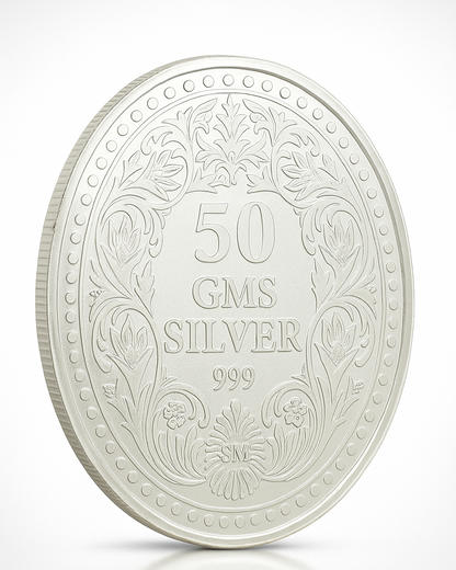 50 gm Queen Victoria Coin - Oval