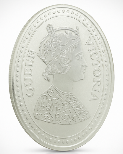 50 gm Queen Victoria Coin - Oval