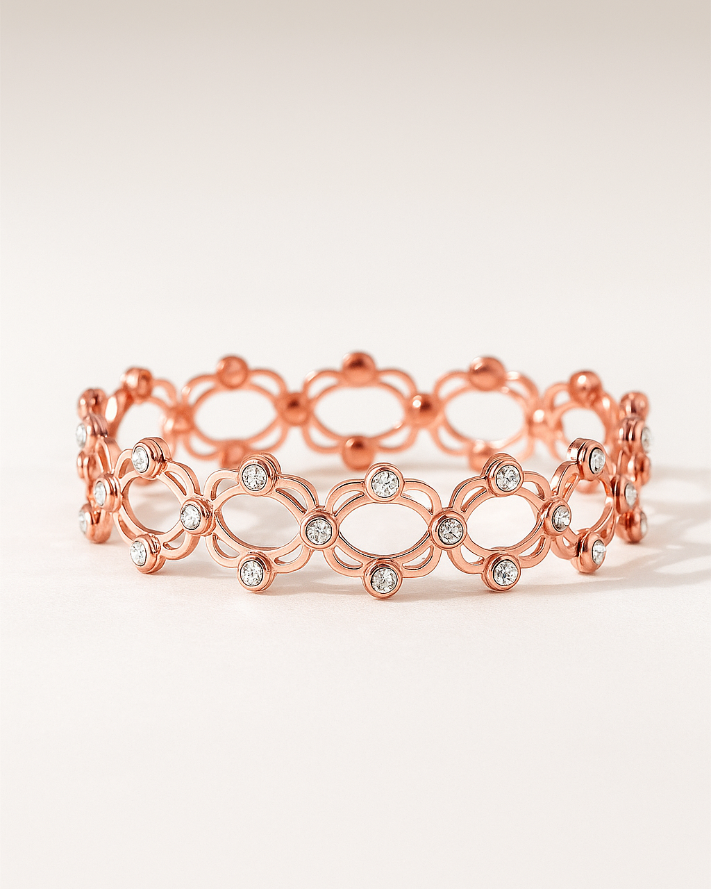 Rose Gold Convertible Bracelets into Ring