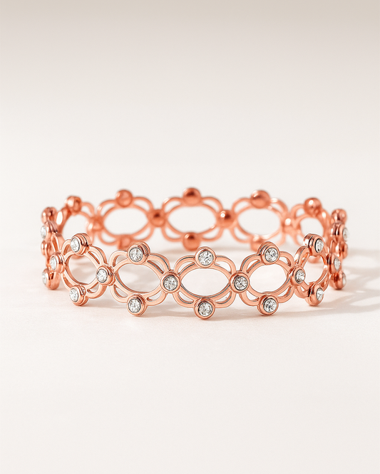 Rose Gold Convertible Bracelets into Ring