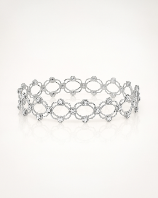 Silver Convertible Bracelet into Ring