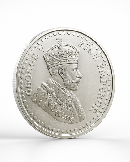 10 gm George V King Emperor Coin - Circle