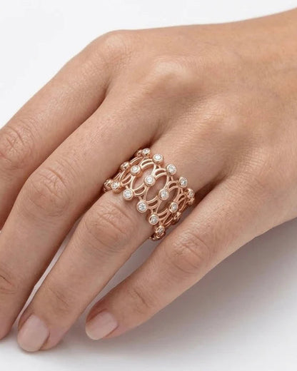 Rose Gold Convertible Bracelets into Ring