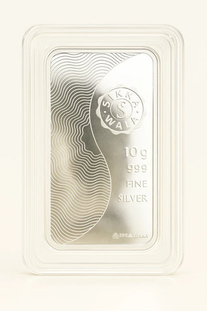 10 gm Ganesh Ji Colored Coin - Rectangle