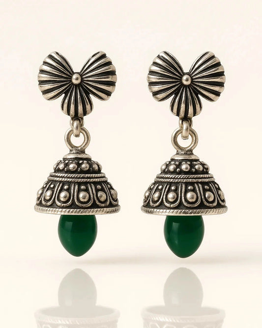 Antique Bloom Jhumka Earrings