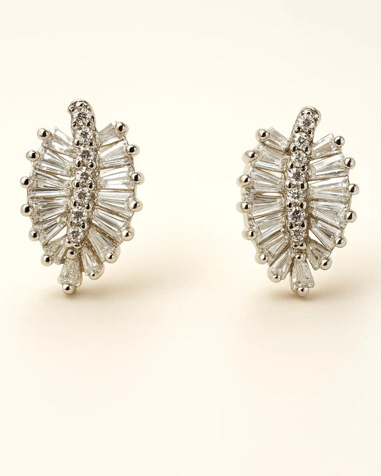 Radiant Burst Crystal Earrings