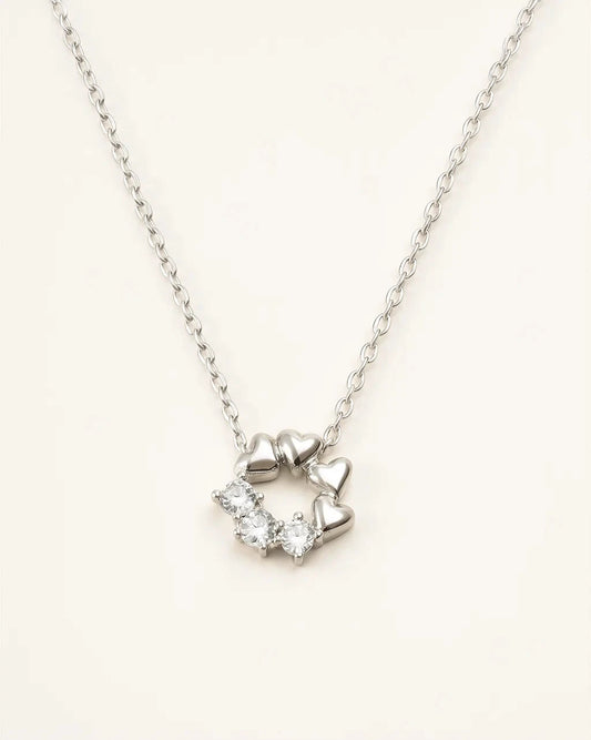 Heart Circle Necklace
