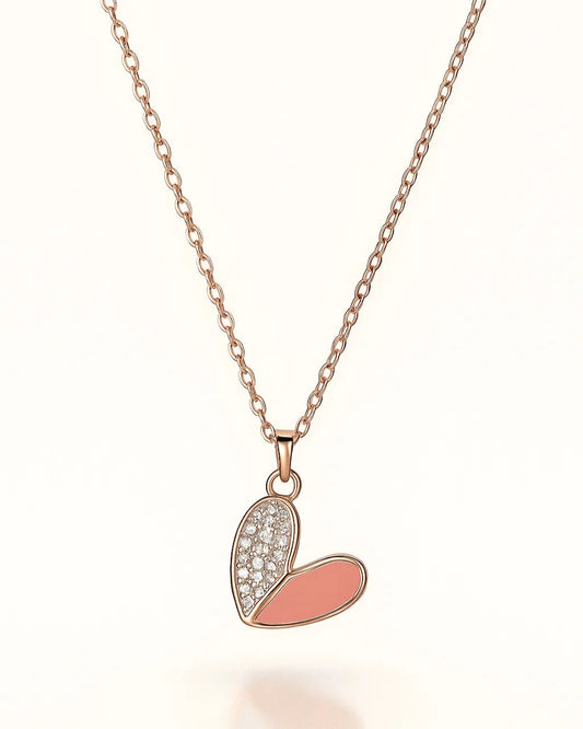 Rose Gold Heart Necklace