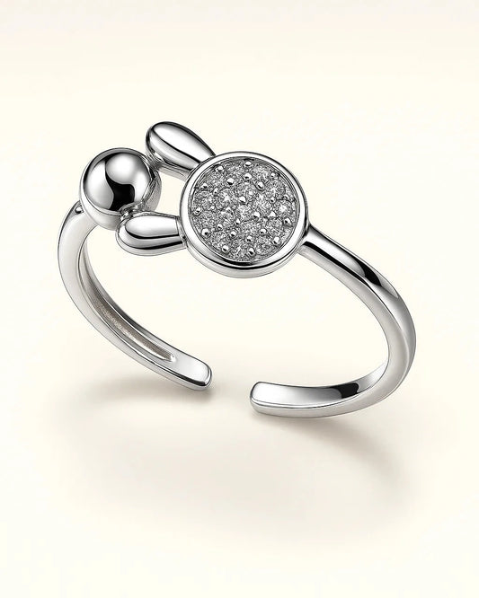 Bunny Shape Sterling Silver Ring