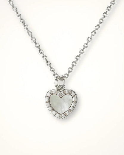 Mother of Pearl Heart Pendant