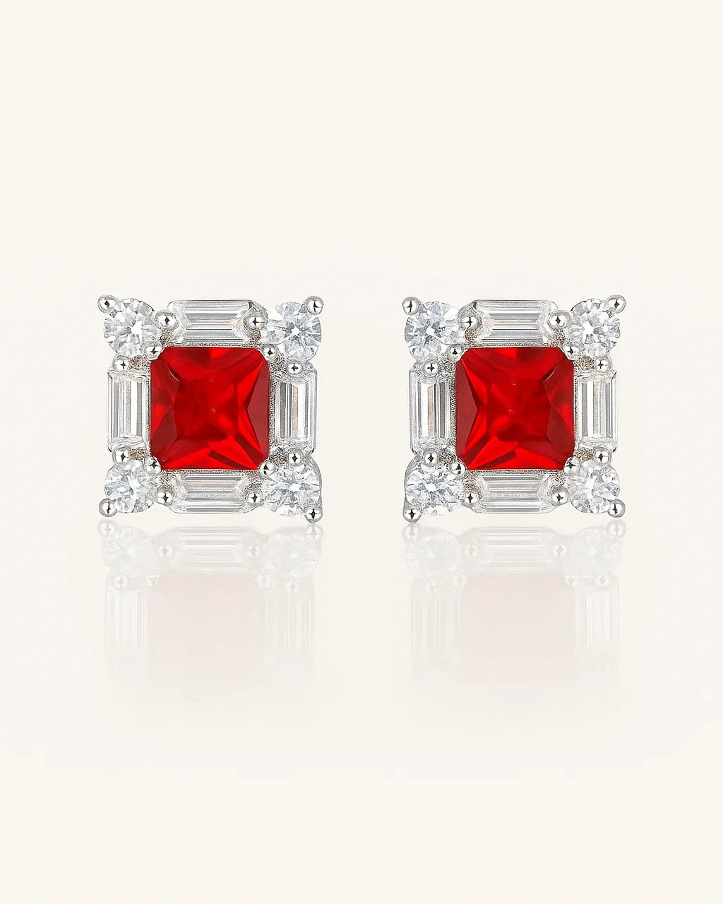Emerald Radiance Stud Earrings