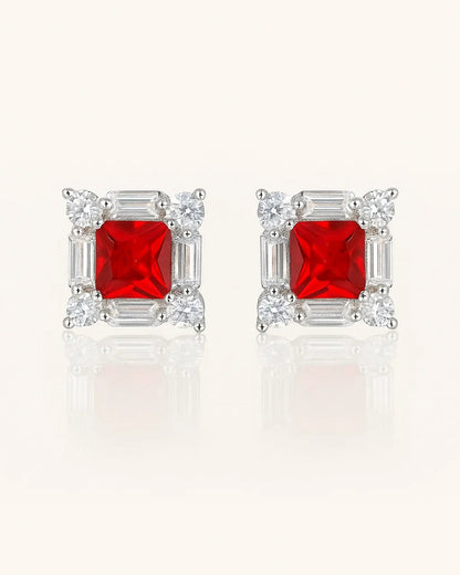 Emerald Radiance Stud Earrings