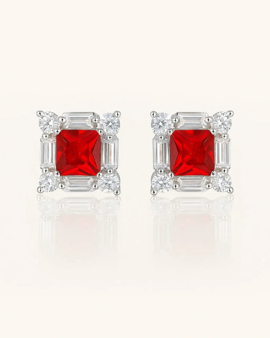 Emerald Radiance Stud Earrings