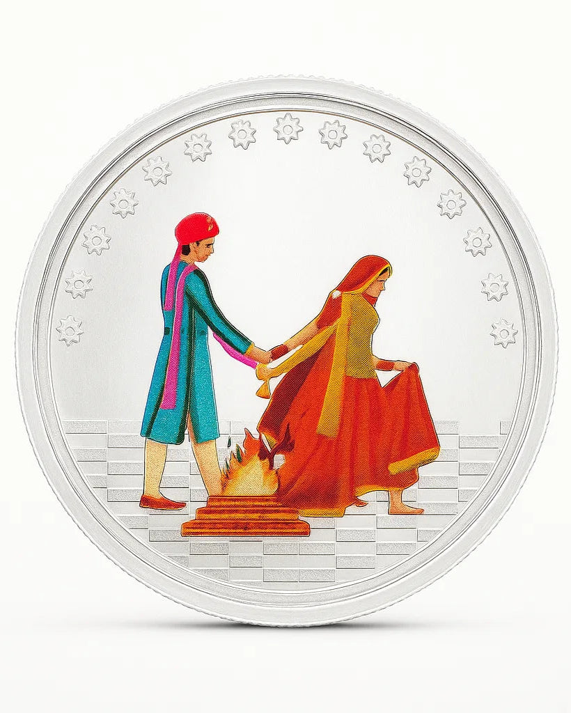 4 Silver Coins Wedding Rituals Set – 5g Each