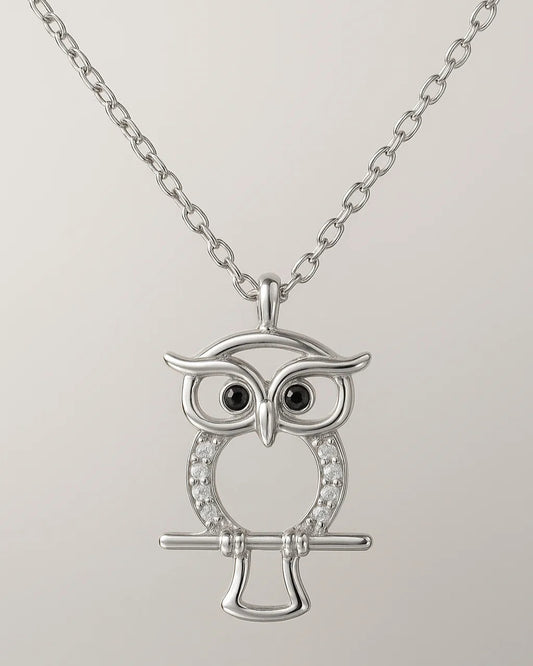 Owl Pendant Necklace – Symbol of Wisdom & Protection