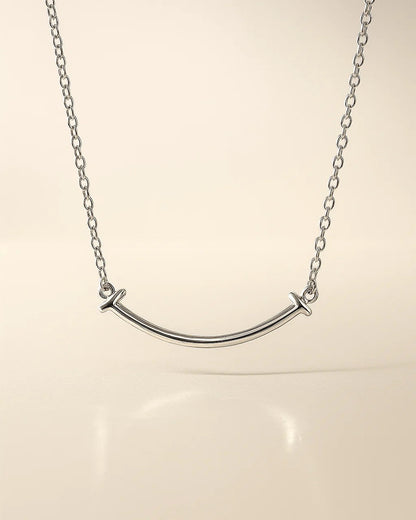 Elegant Bar Pendant Necklace – Minimalist 925 Sterling Silver Jewelry