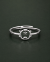 Tiger Face Adjustable Ring for Women | Minimal Openwork Symbol Ring
