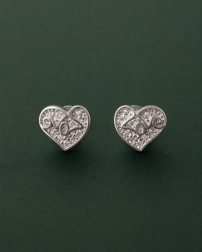 Love Heart Earrings for Women